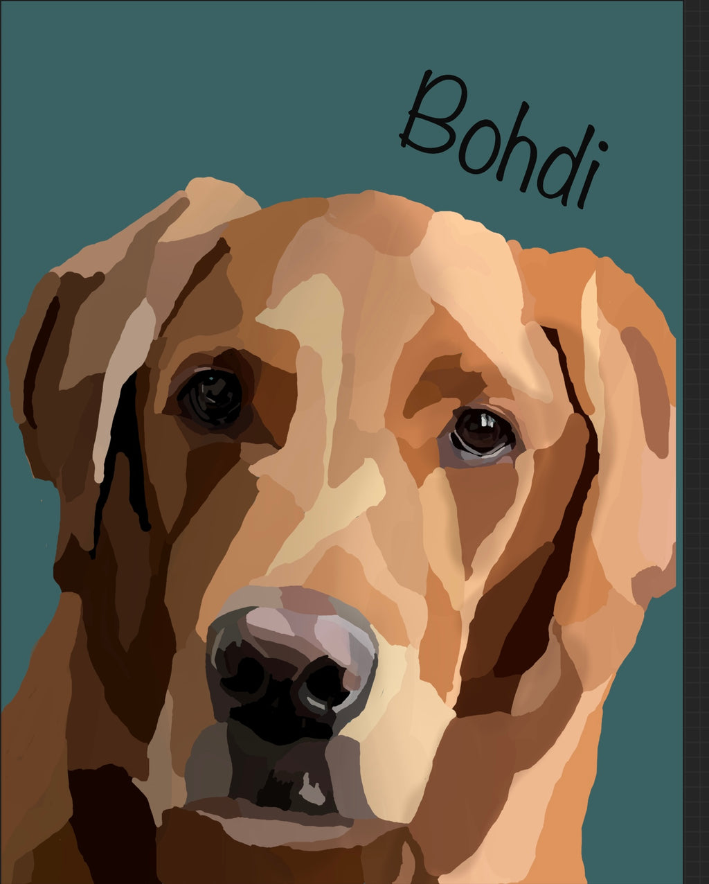 Digital Pet Portrait