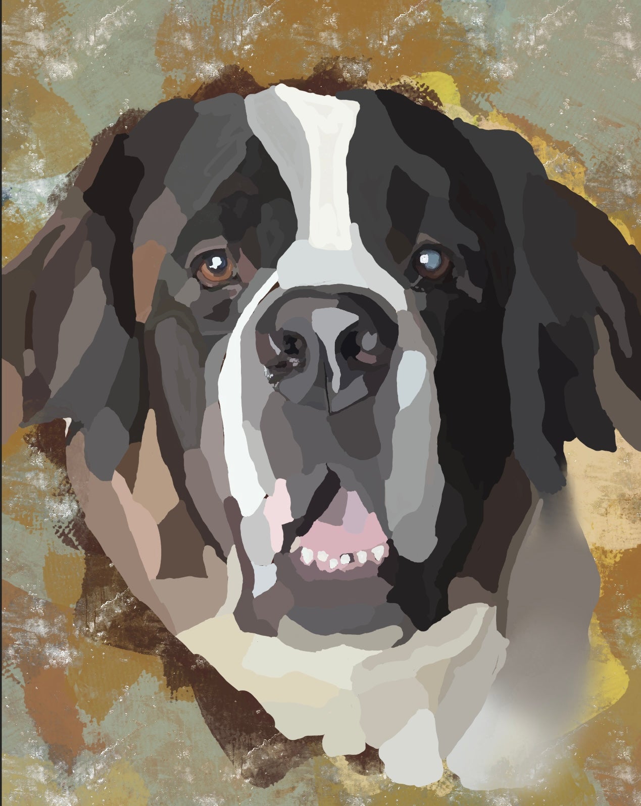 Digital Pet Portrait