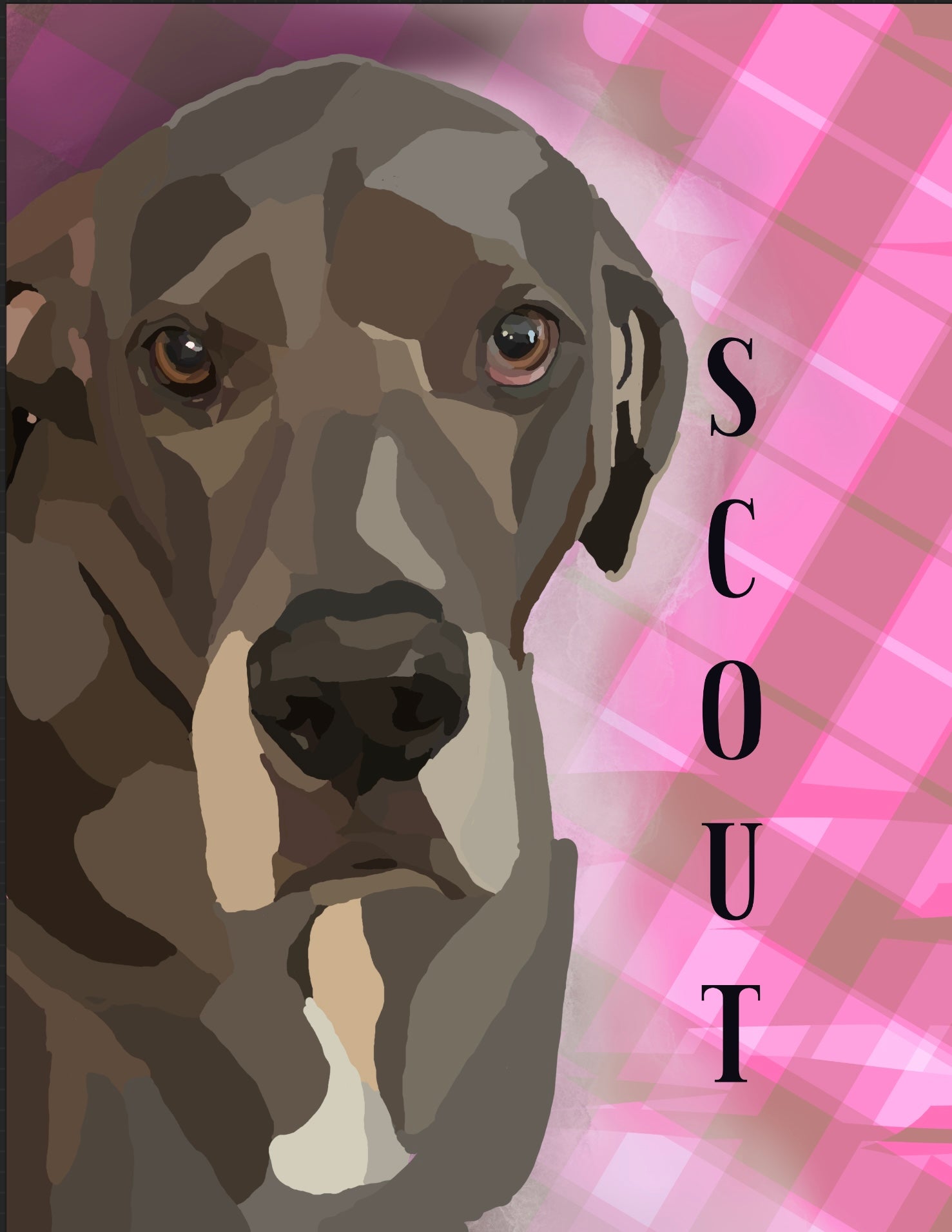 Digital Pet Portrait